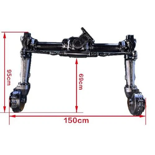 Boom Sprayer Axle 4×4