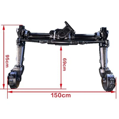 Стрела опрыскивателя с поднятым шасси